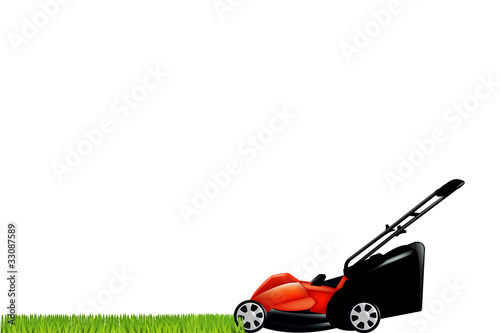 Lawnmower And Grass