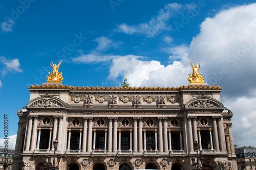 Canvas Print The Opera Garnier in paris France