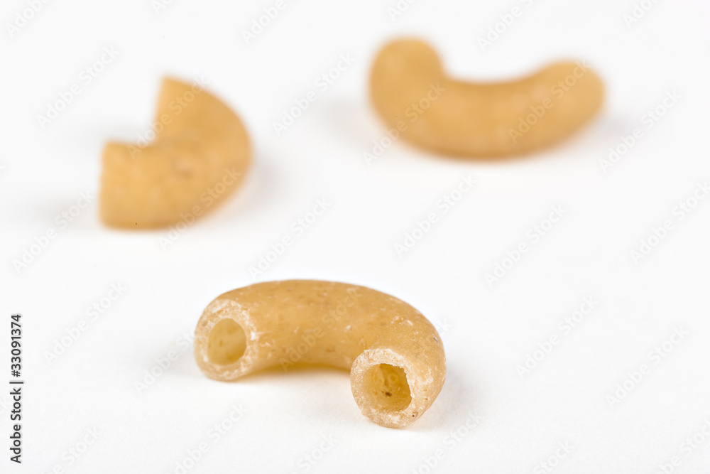Dry macaroni pasta Dry macaroni pasta