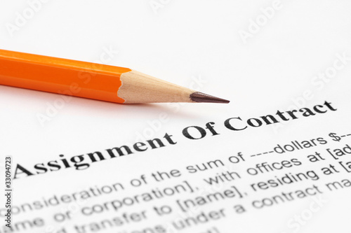 Assignment of contract