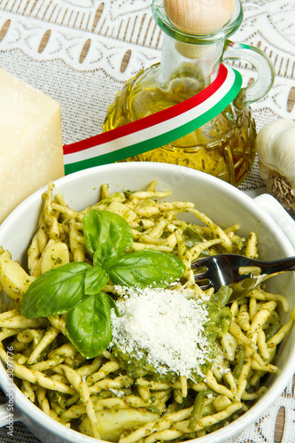 trofie al pesto alla genovese