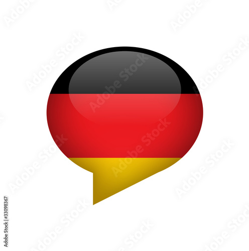 Free Download German Flag Speech Bubble - GFXLoad