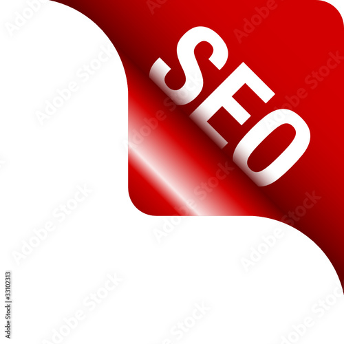 Red Metallic Corner SEO