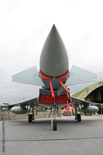 Obraz na płótnie Eurofighter Flugplatz Startvorbereitung