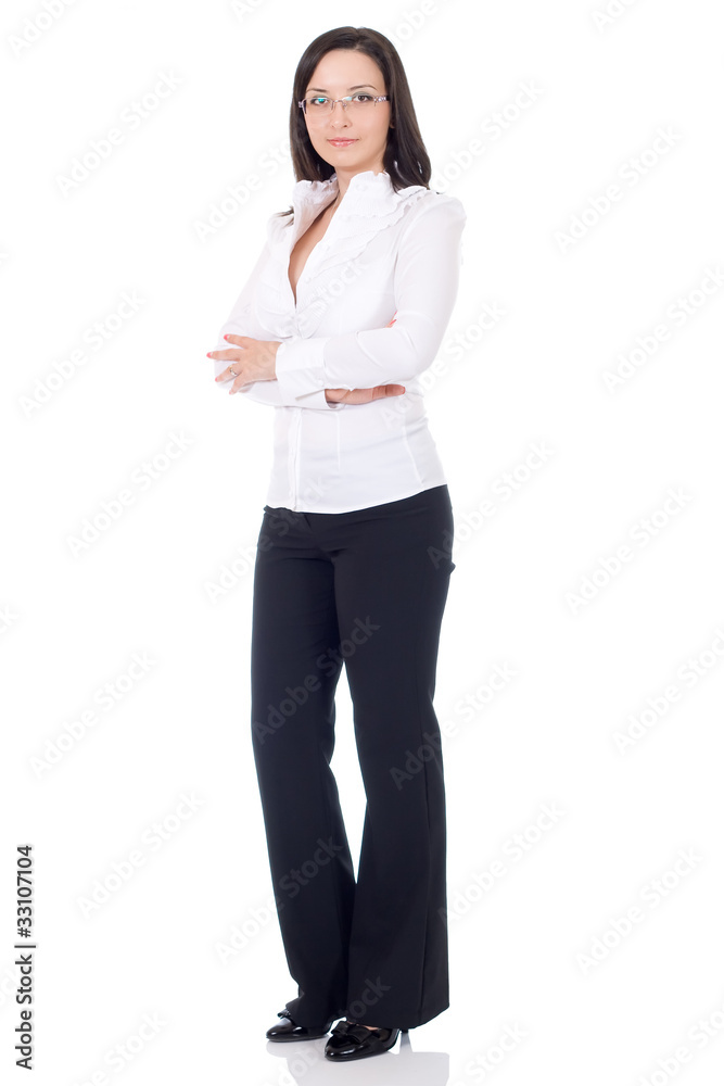 business woman posing in studio business woman posing in studio