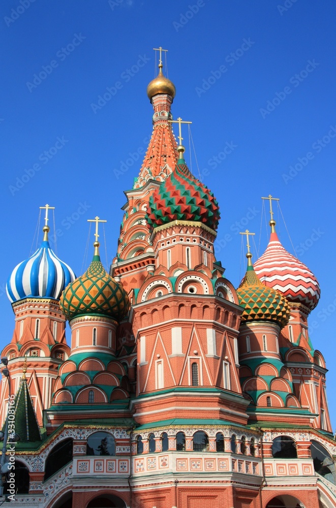 St Basils Cathedral at the Red Square in Moscow, Russia