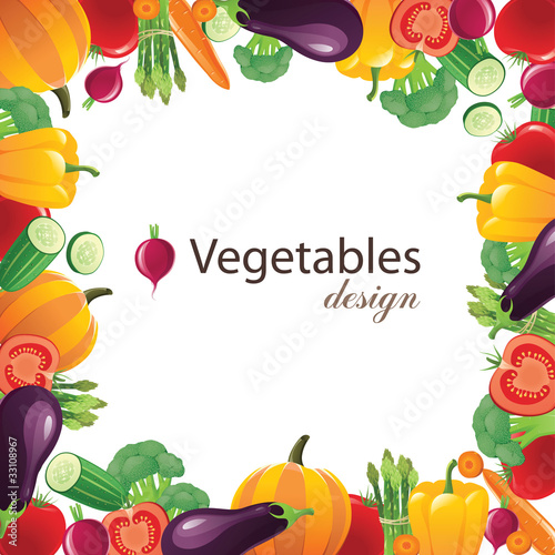 vegetables frame