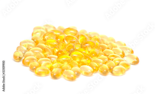 heap of fish oil pills