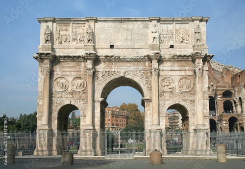 The Arch of Constantine, Rome, Italy © V. J. Matthew