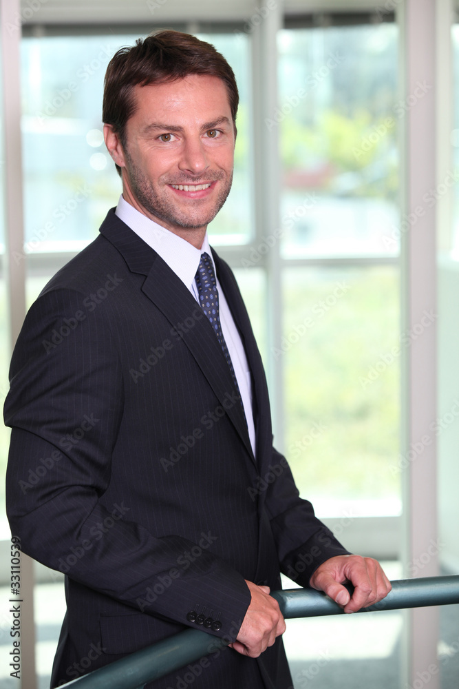 Smiling businessman Smiling businessman