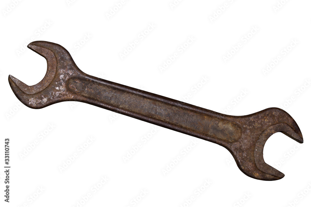 Tool wrench isolated Tool wrench isolated