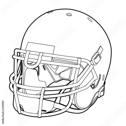 American football helmet
