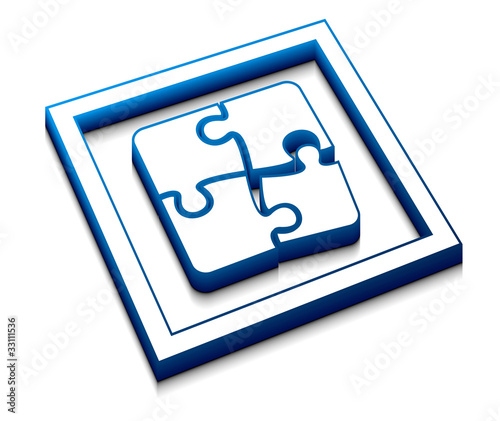 puzzle vector icon