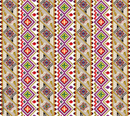 American culture pattern. Vector illustration