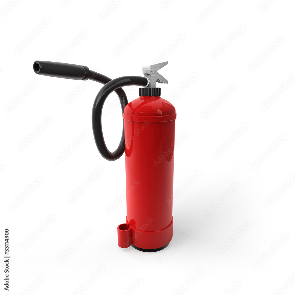 Feuerlöscher (isoliert, mit Freistellungspfad) Feuerlöscher (isoliert, mit Freistellungspfad)