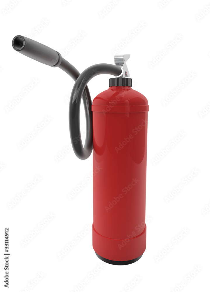 Feuerlöscher (isoliert, mit Freistellungspfad) Feuerlöscher (isoliert, mit Freistellungspfad)
