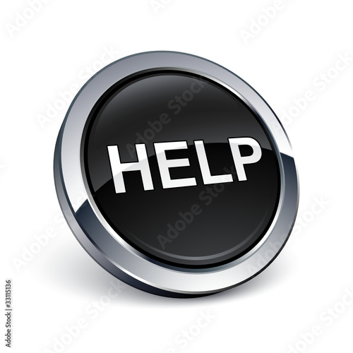 icône bouton internet aide