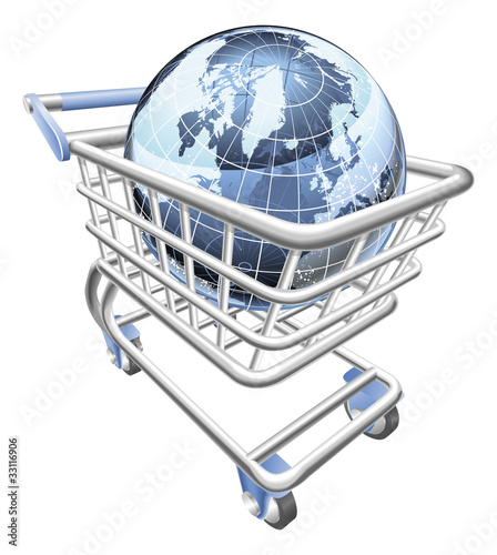 Globe shopping cart concept