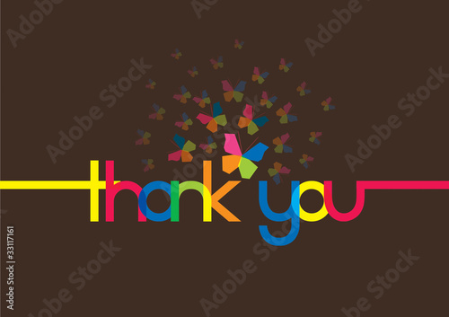 Thank You Message Card