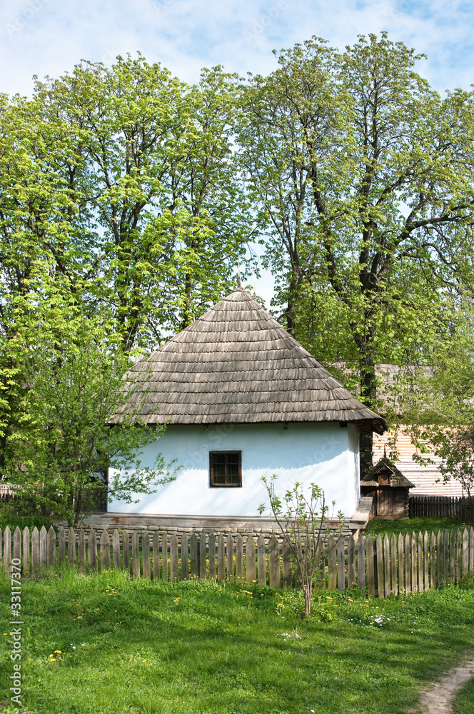 Farm House Of Traditional Romanian Village