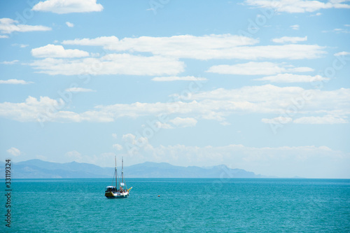 Sailing vessel on spot-check