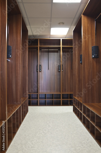 Small clean cloakroom.