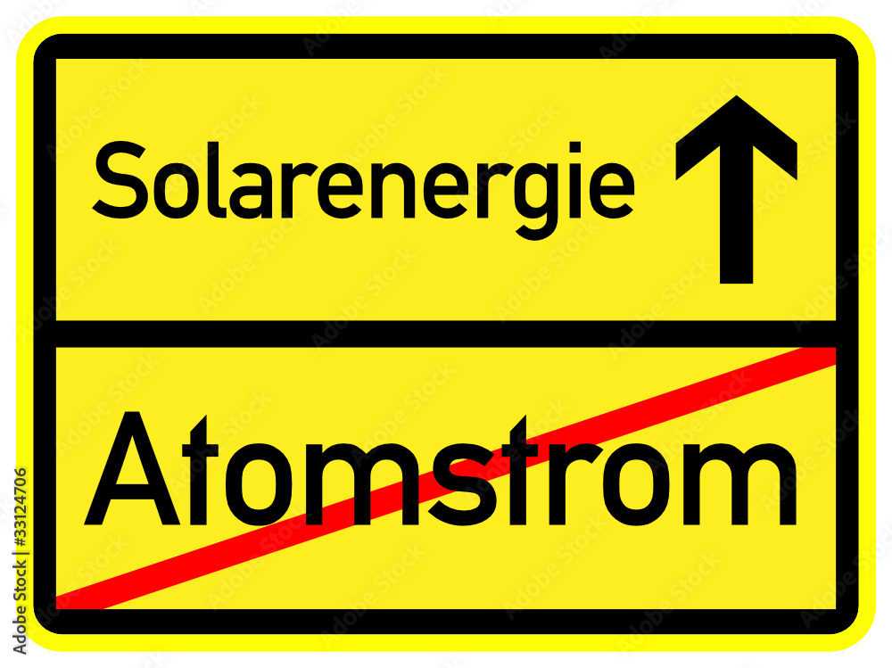 Atomstrom - Solarenergie Atomstrom - Solarenergie