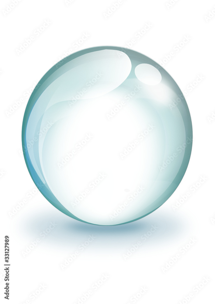 bulle d'eau dessin vectoriel.