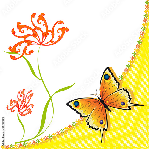 Card with the butterfly © OlgA