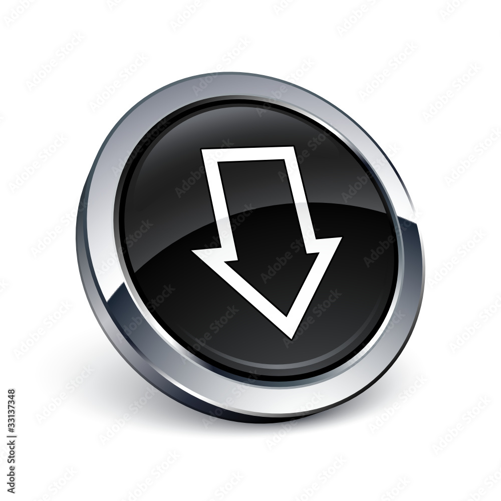 icône bouton internet flèche bas icône bouton internet flèche bas