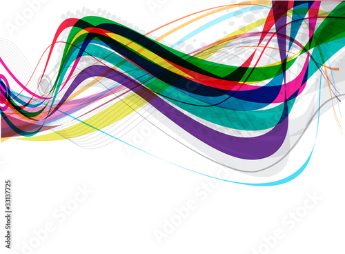 abstract wave line background