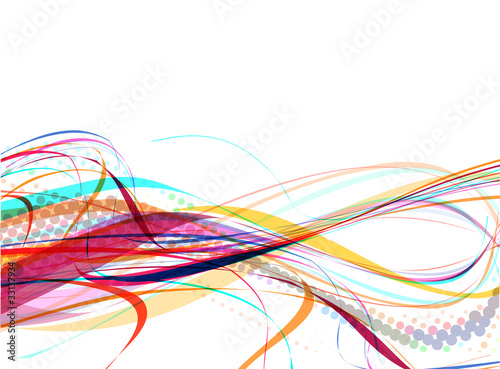 abstract wave line background