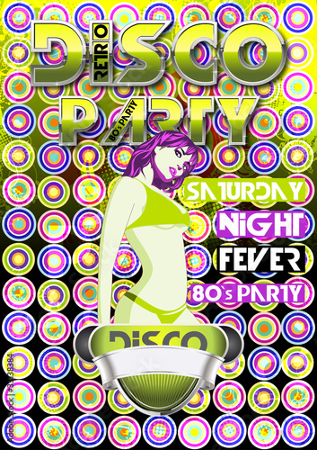 Partyflyer Gogo Tänzerin