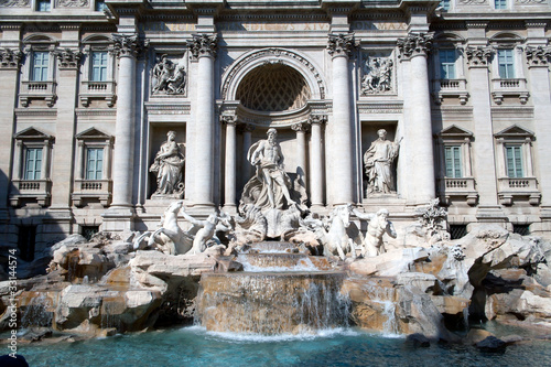 Trevi Fountain. Famous landmark in Rome