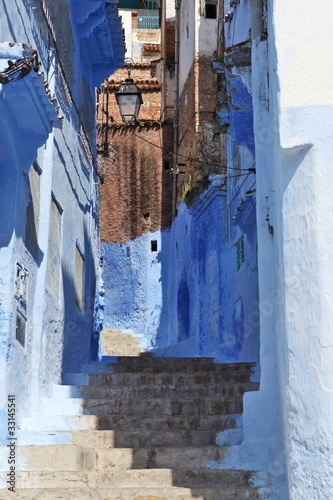 Blue medina of Chechaouen, Morocco photo