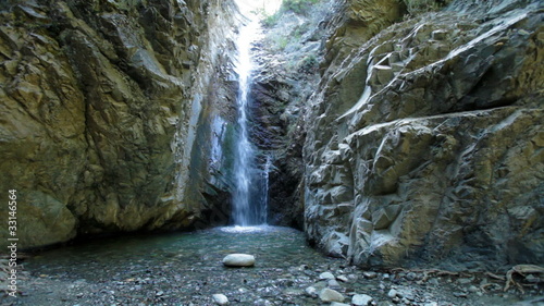 Chantara Waterfalls in Trodos mountains, Cyprus