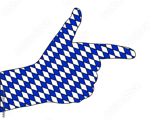 Bayerisches Handzeichen