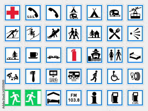 Panneaux d'indication 2