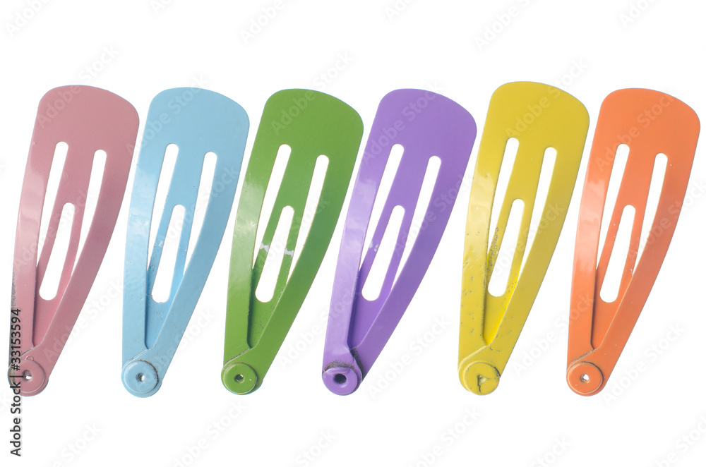 Obraz premium Colored hair clips