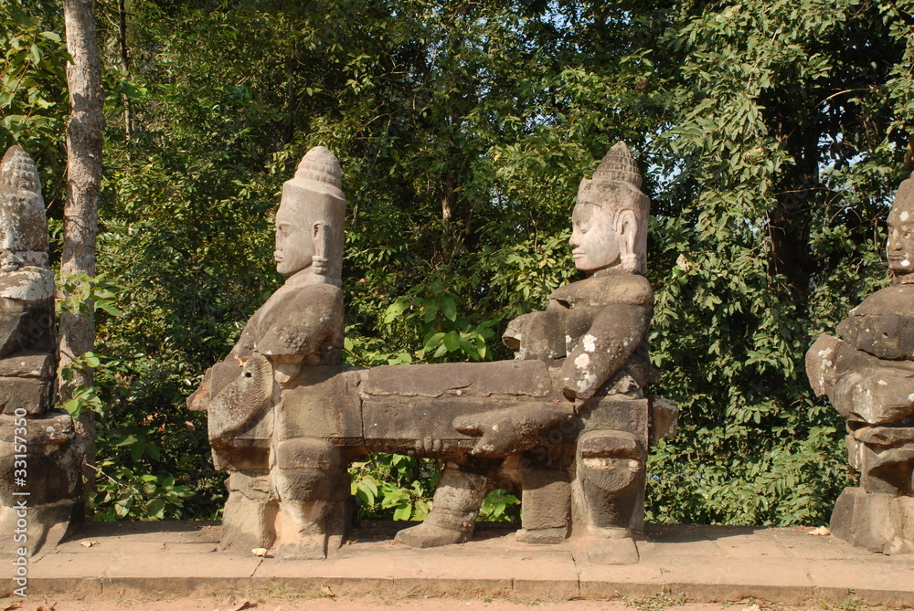 Wächterfiguren von Angkor Thom 3