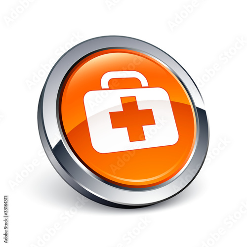 icône bouton internet santé
