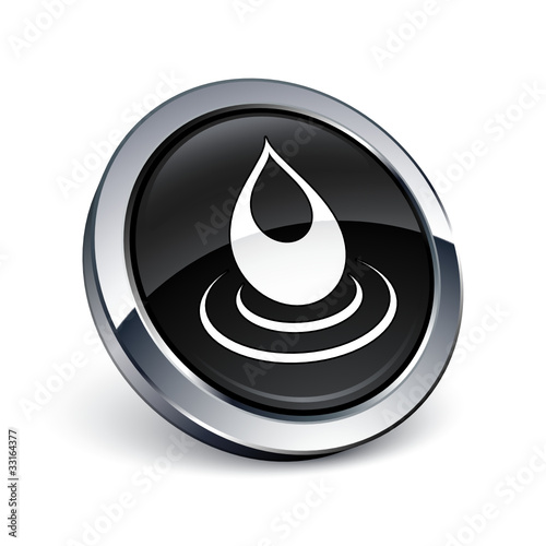 icône bouton internet goutte eau
