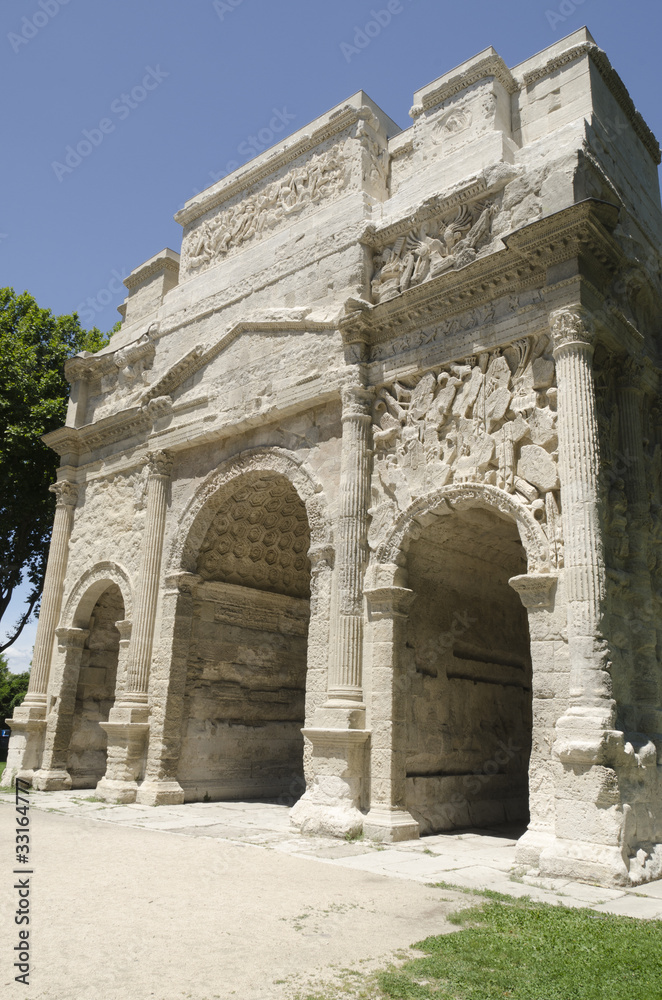 Arc de Triomphe romain à Orange, France