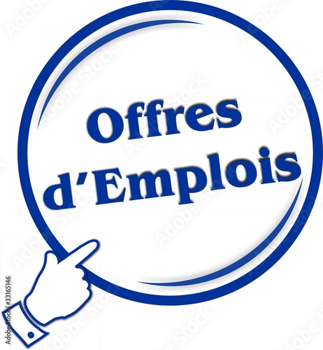 bouton offres d'emplois
