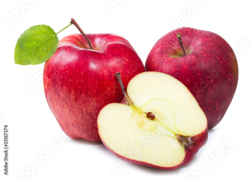 red apples