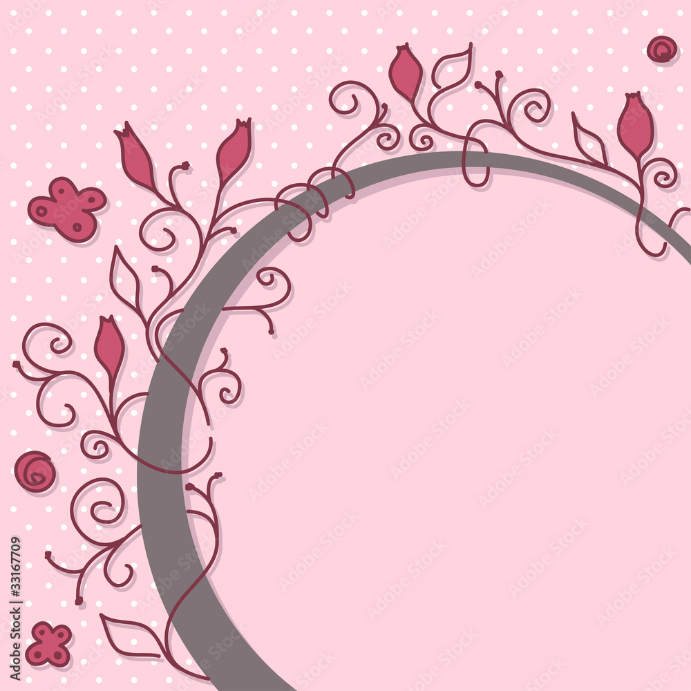 Cute girly frame Cute girly frame