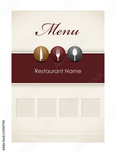 menu restaurant