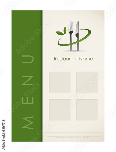 menu restaurant