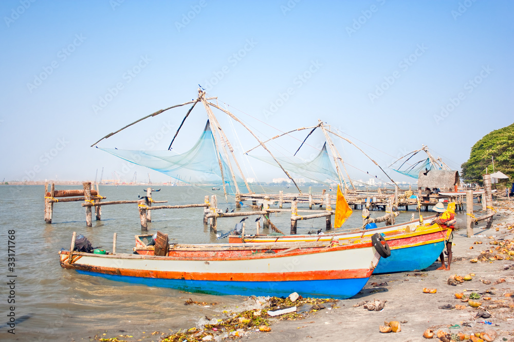 Chinese fishing net of Cochin