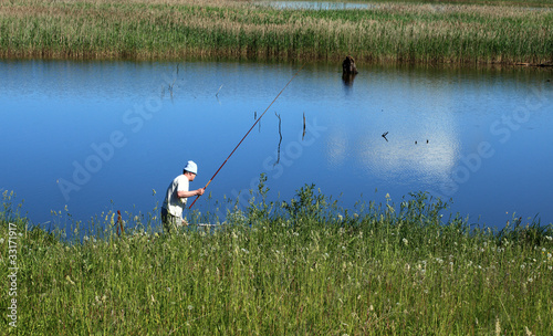 Fishing on the lake